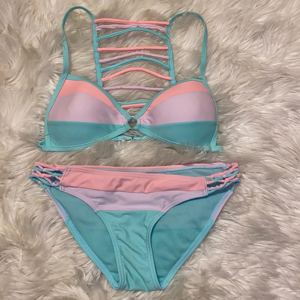 cotton candy bikini